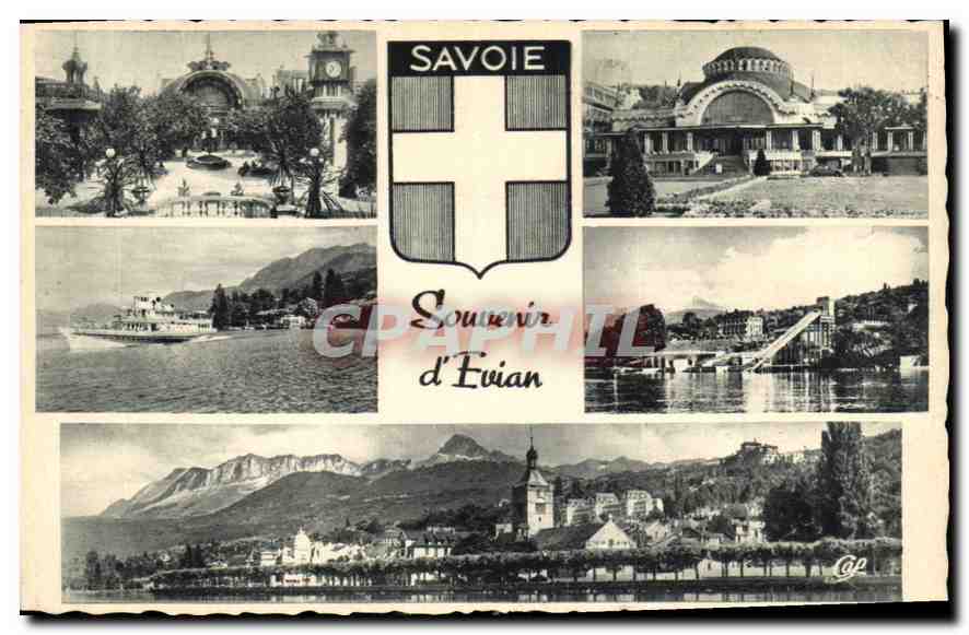 Evian-les-Bains — Souvenir d'Evian — Cie des Arts Photographiques - Anverso