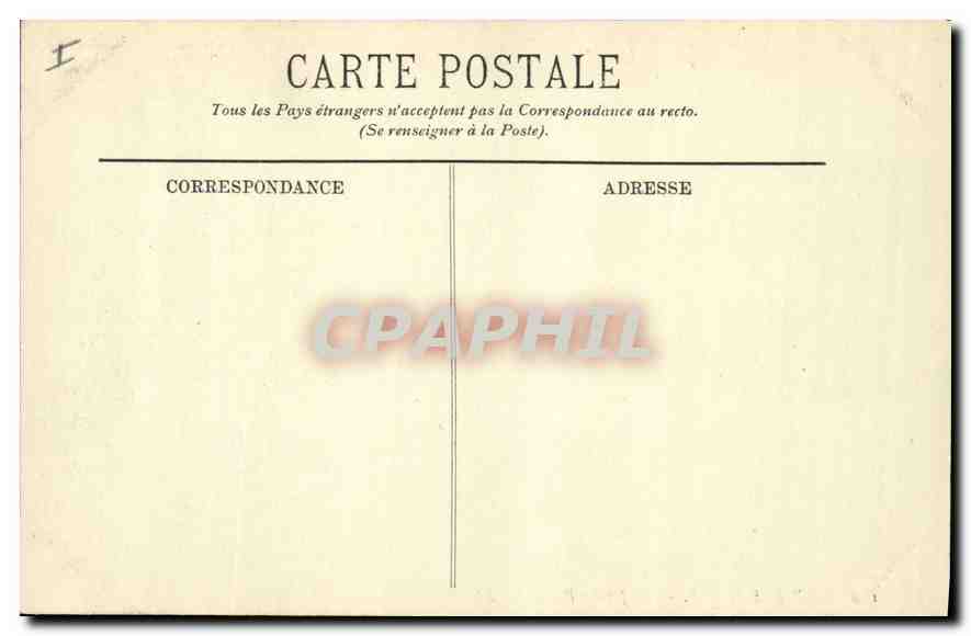 CPA Aix les Bains Le Jardin Public  — Rückseite