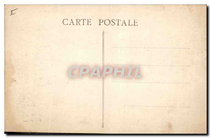 CPA Aix les Bains Savoie Lac du Bourget Debarquement de Hautecombe par gros temps  — Rückseite