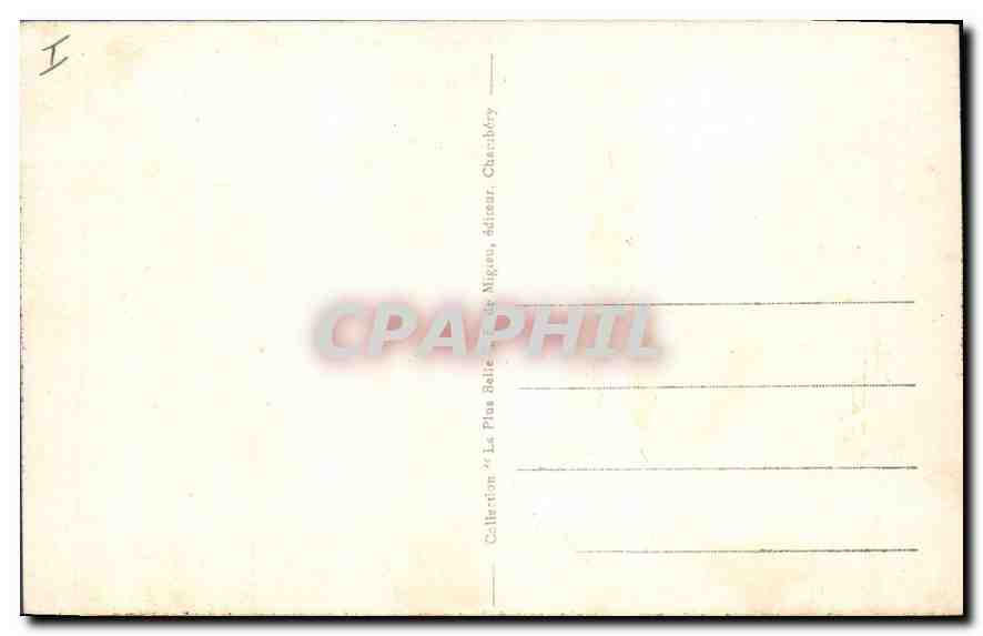 CPA Aix les Bains L'Arc Romain erige au III Lucius Pompeius Campanus  — Verso
