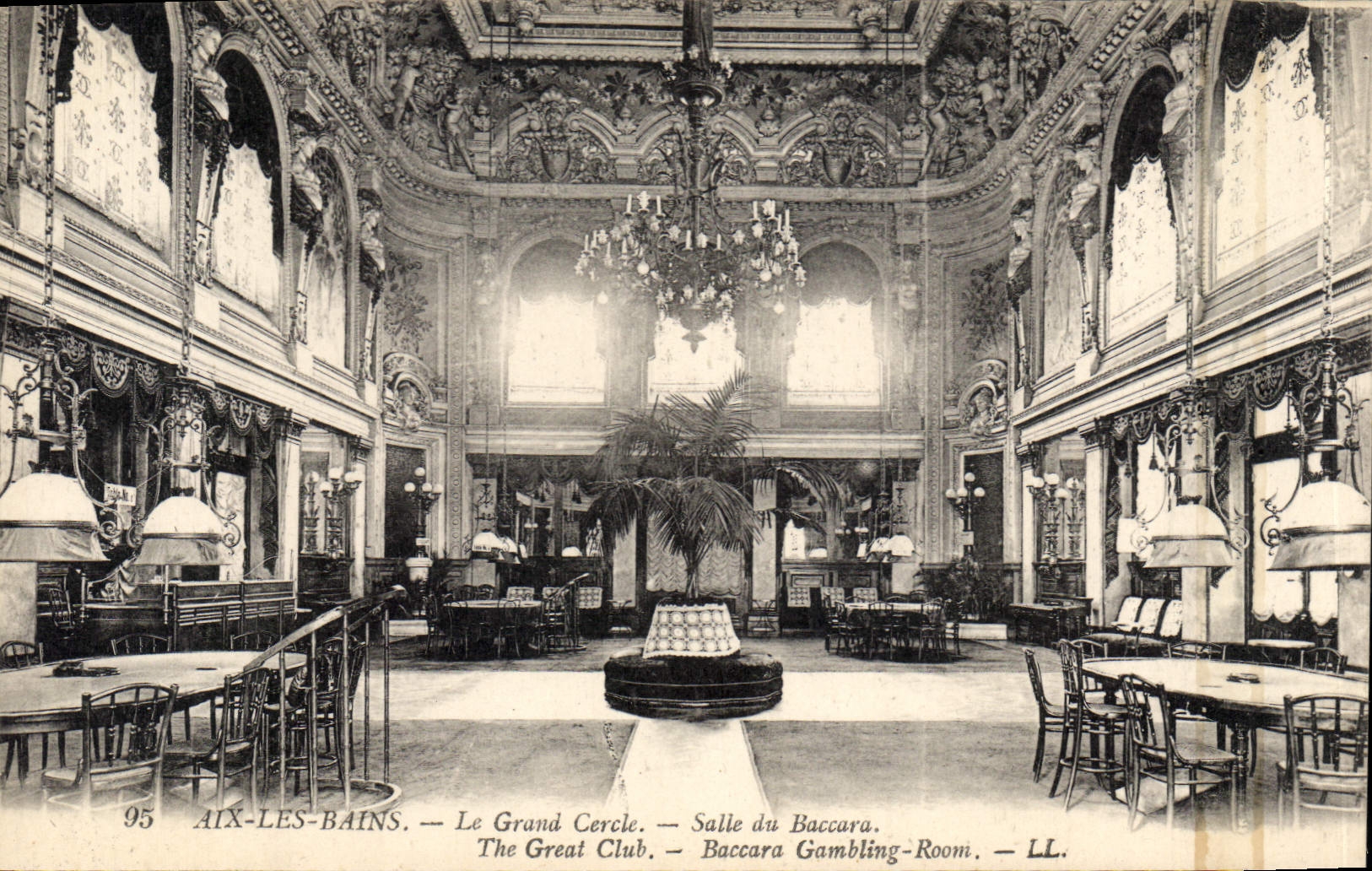 CPA Aix les Bains Le Grand Cercle Salle du Baccara 
