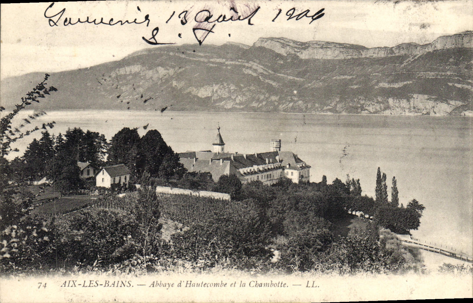 CPA Aix les Bains Abbaye d'Hautecombe et la Chambotte 