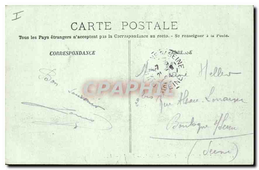 CPA Aix les Bains Le Grand Cercle Entree  — Rückseite