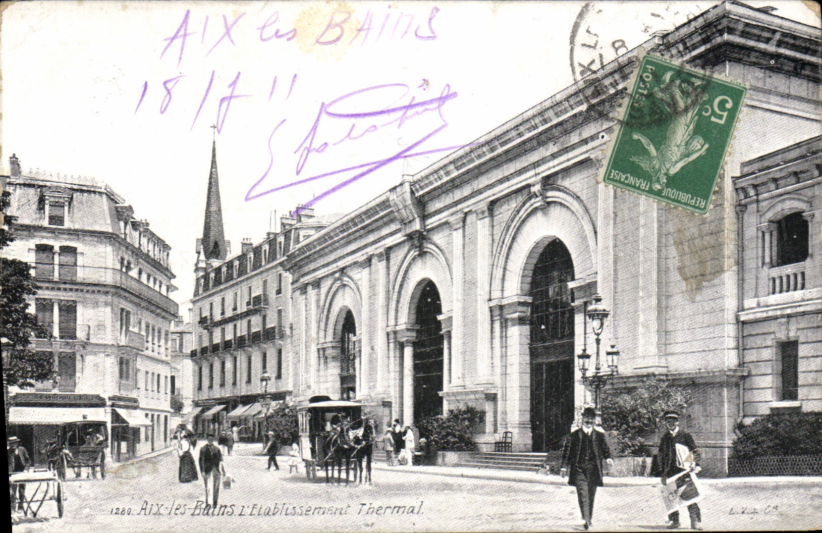 CPA Aix les Bains L'Etablissement Thermal 