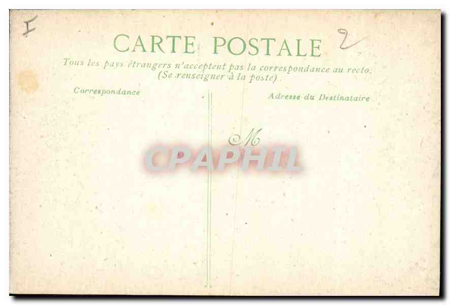 CPA Aix les Bains Villa des Fleurs  — Rückseite