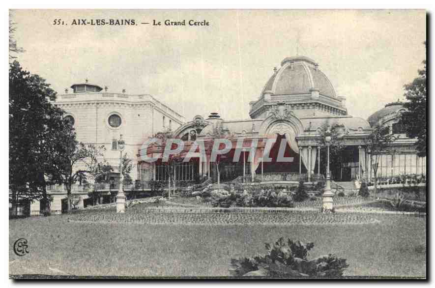 CPA Aix les Bains Le Grand Cercle 