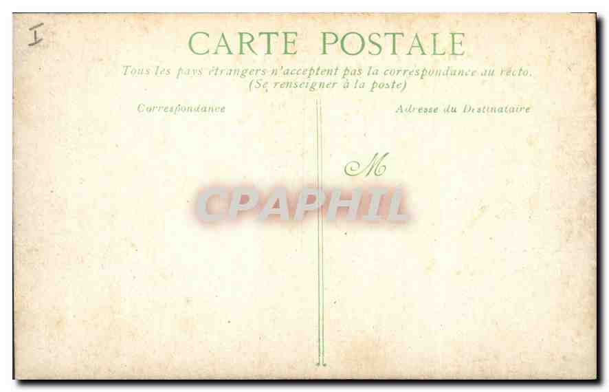 CPA Aix les Bains Le Grand Cercle  — Rückseite