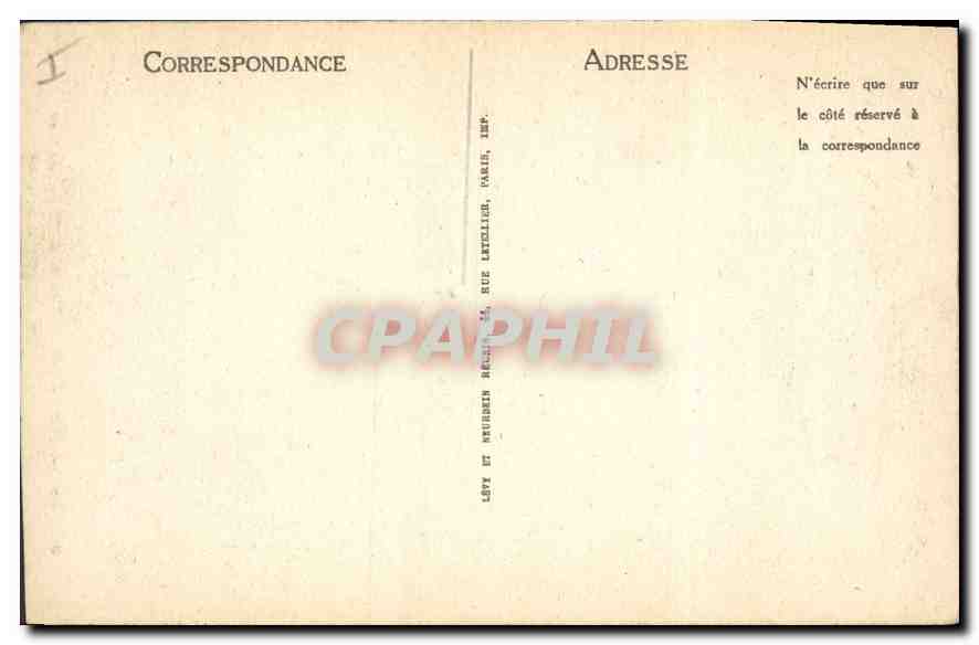 CPA Lac du Bourget Tunnel de Saint Innocent et Rochers de Brison  — Rückseite