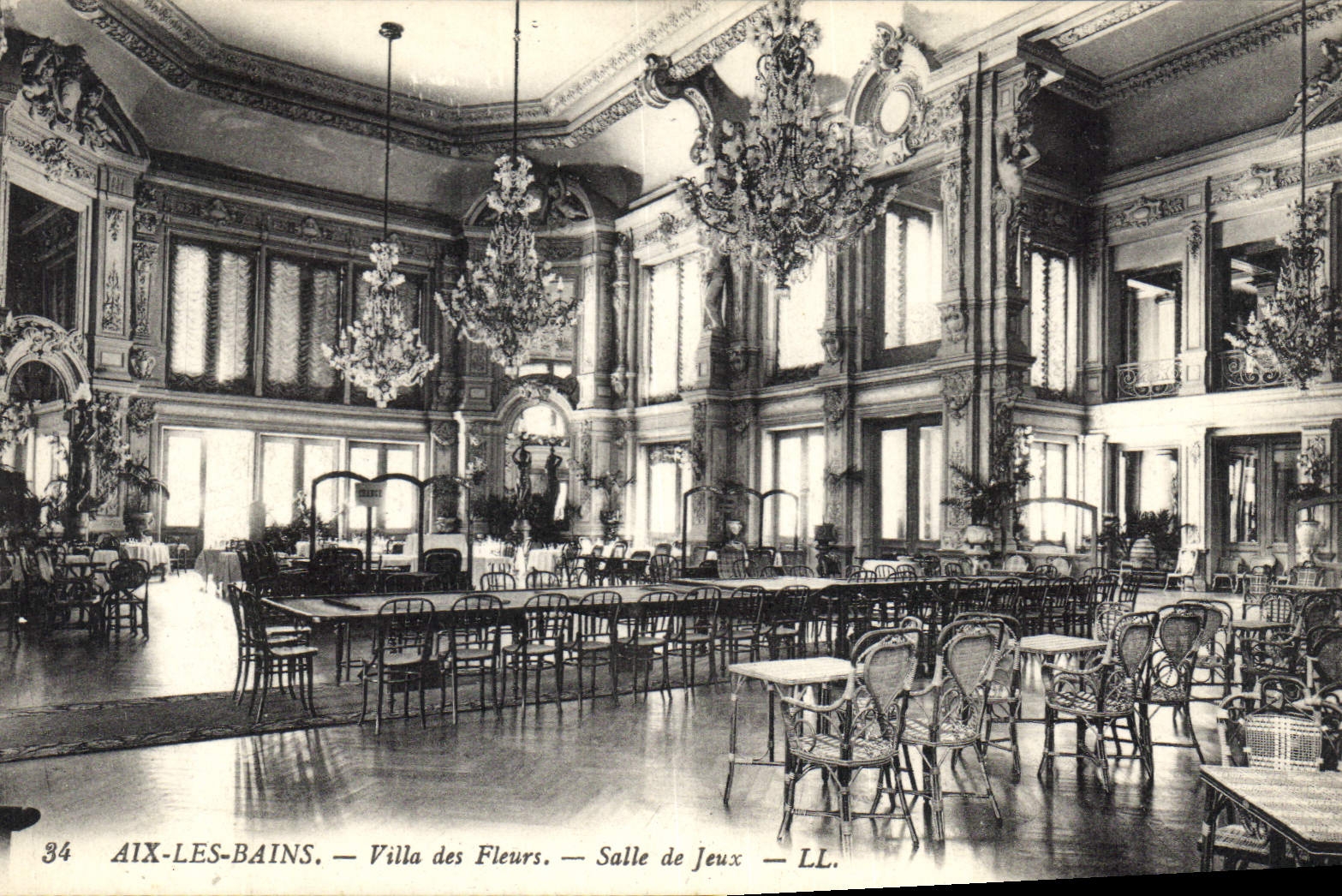 CPA Aix les Bains Villa des Fleurs Salle de Jeux 