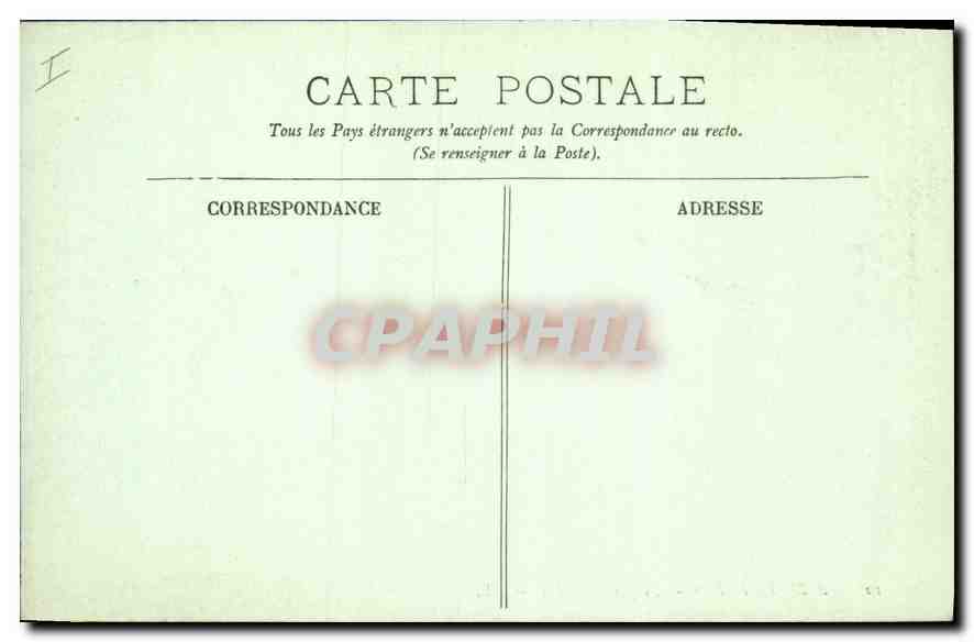 CPA Aix les Bains Le Jardin Public  — Rückseite