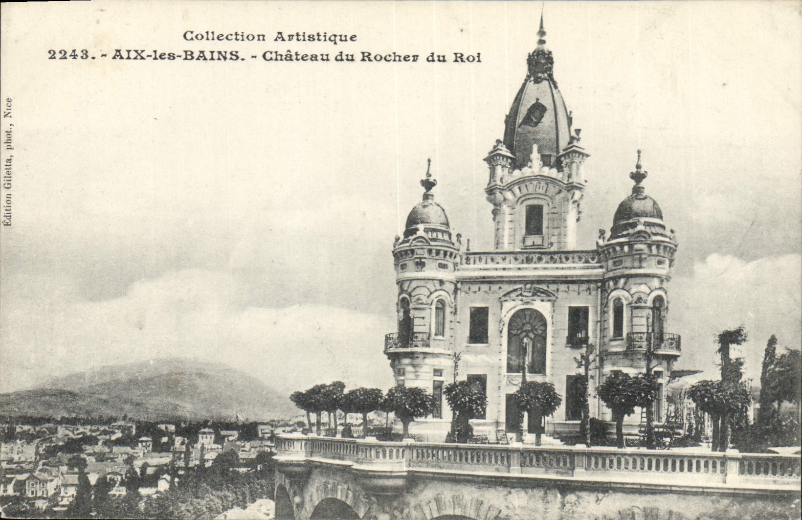 CPA Aix les Bains Chateau du Rocher du Roi 