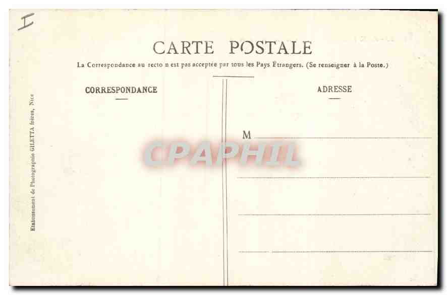 CPA Aix les Bains Chateau du Rocher du Roi  — Verso