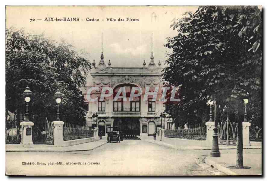 CPA Aix les Bains Casino Villa des Fleurs 