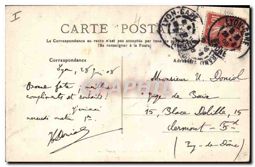 CPA Aix les Bains l'Etablissement Thermal  — Rückseite