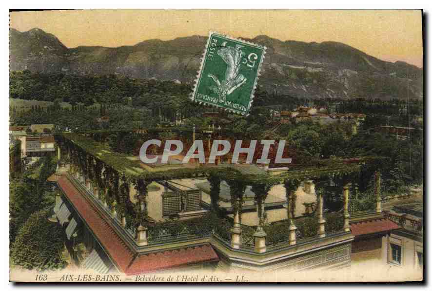 CPA Aix les Bains Belvedere de l'Hotel d'Aix 