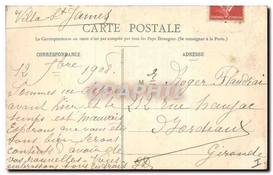 CPA Aix les Bains Chateau de la Roche du Roi  — Rückseite