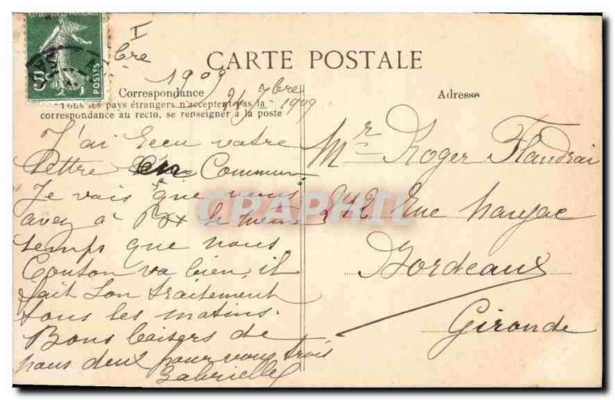 CPA Aix les Bains L'Arc Campanus  — Rückseite