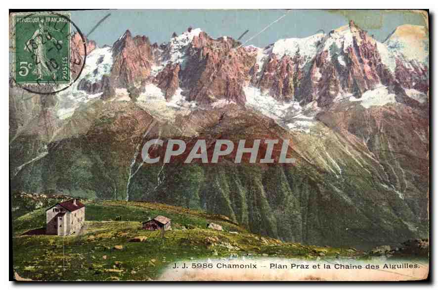 Chamonix — Plan Praz und die Kette der Aiguilles — J. J. 5986