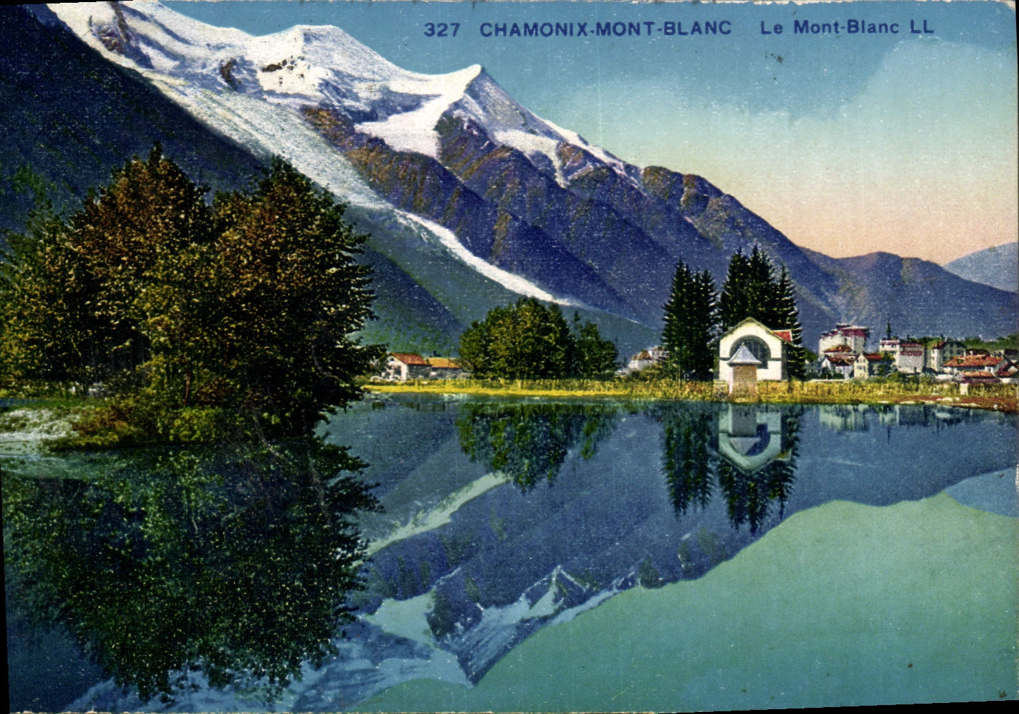 Chamonix-Mont-Blanc — Le Mont-Blanc LL — éditeur Lévy & Neurden, n° 327