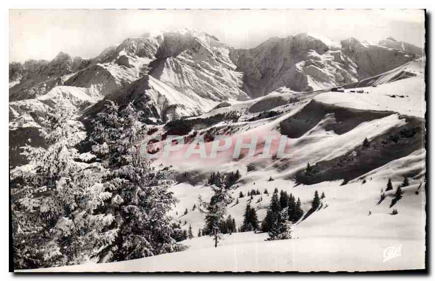 Mount Blanc viewed from Mont d'Arbois — Vintage Postcard/Antike Ansichtskarte n°101 — publisher Réal Photo