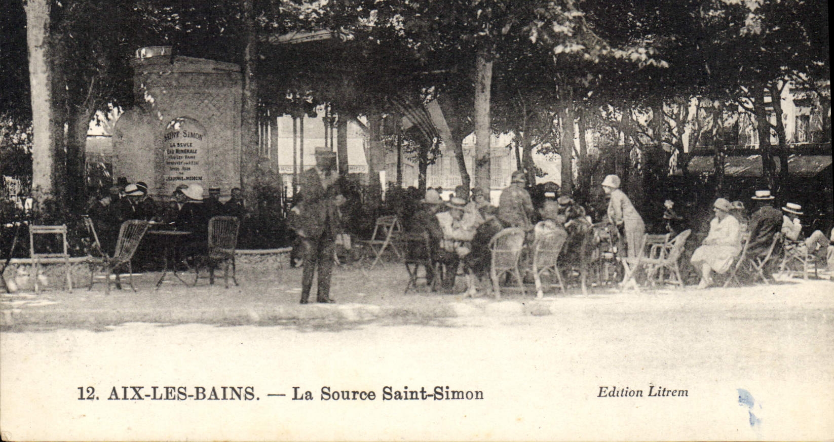 CPA Aix les Bains La Source Saint Simon 