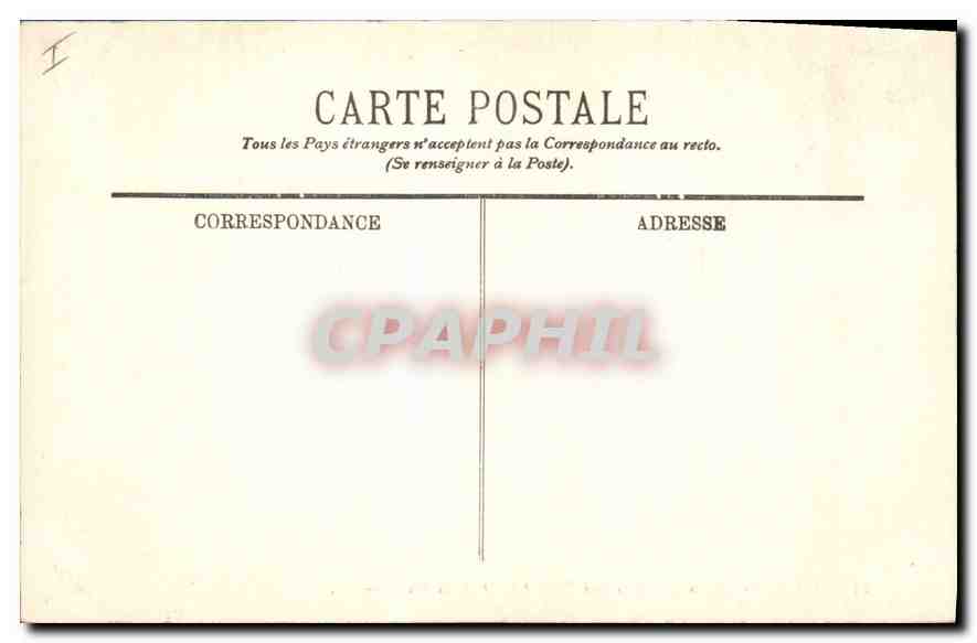 CPA Aix les Bains Le Grand Port et la Dent du Chat  — Verso