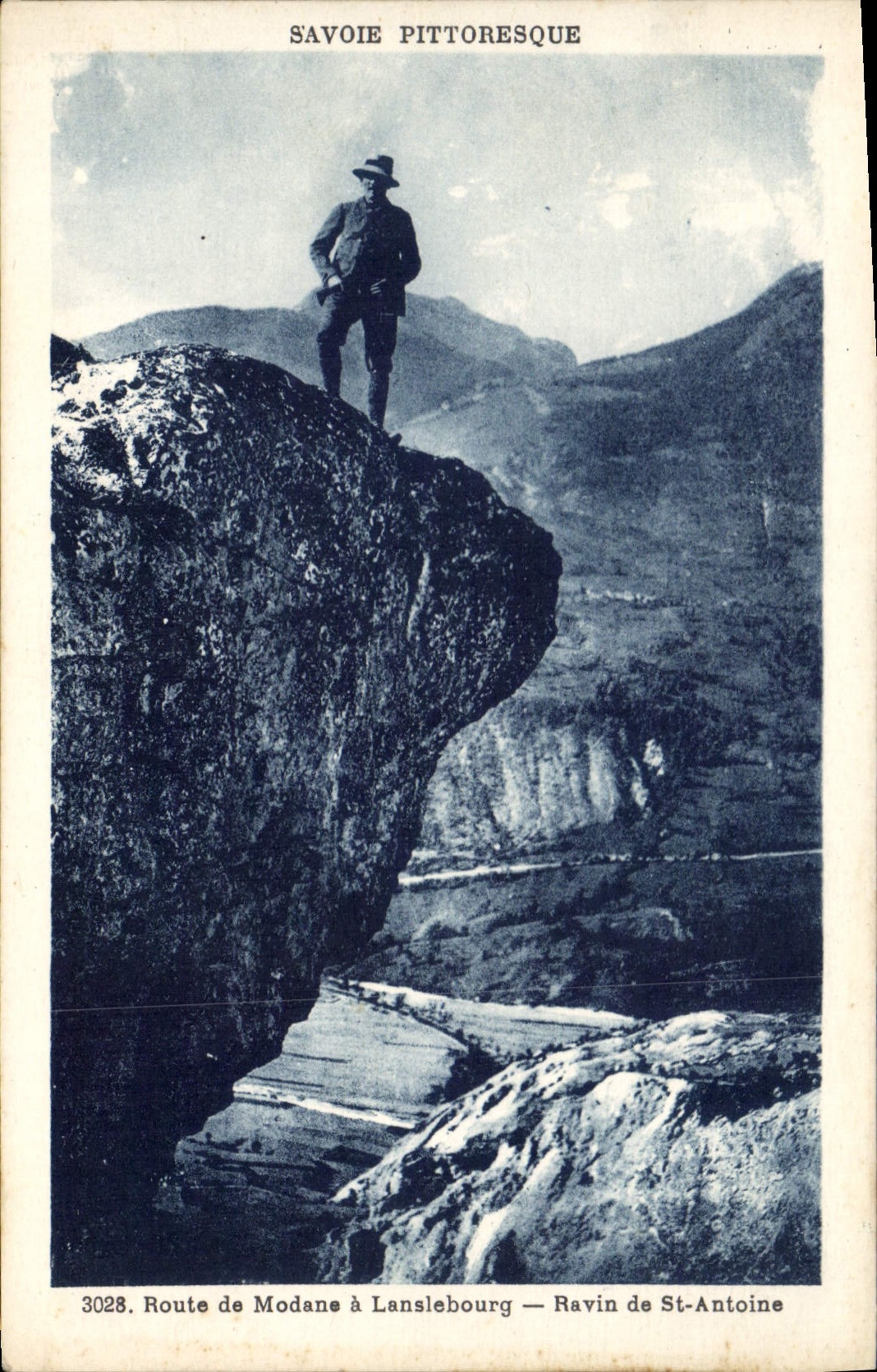 CPA Savoie Pittoresque Route de Modane a Lanslebourg Ravin de St Antoine 