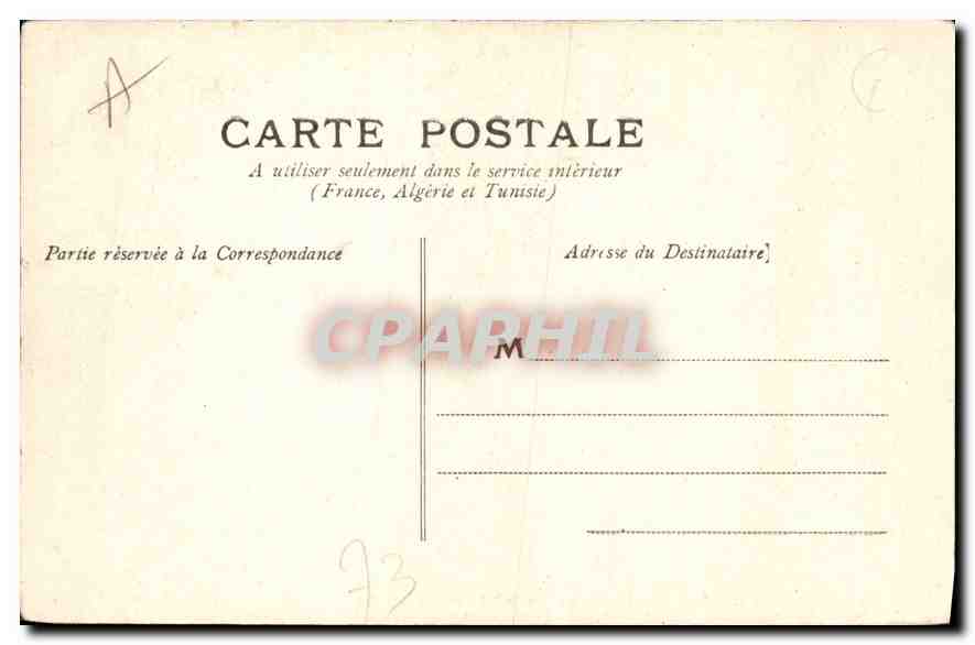 Les Charmettes - Chambre de J.-J. Rousseau — éditeur Graphil, n° 585 — Verso