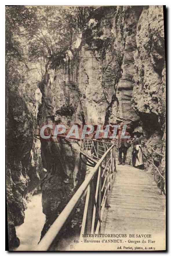 Gorges du Fier — Environ d'Annecy — Ad. Parlot, photo, Annecy
