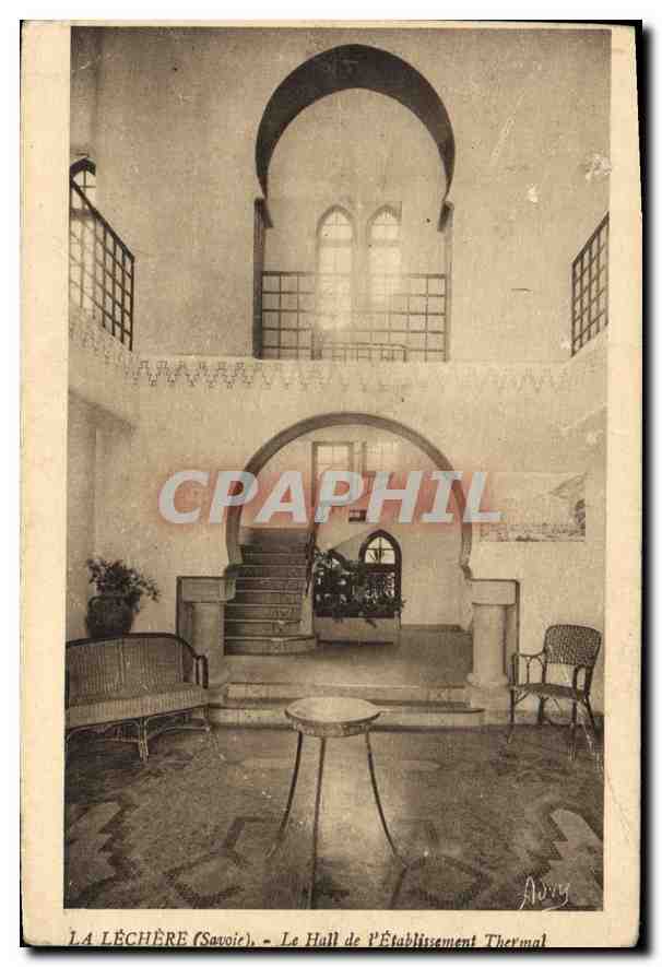 La Léchère (Savoie) — Le Hall de l'Établissement Thermal — A. Avy