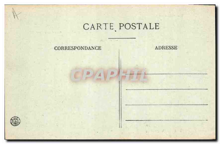 CPA Abimes de Myans Savoie Lac des Peres  — Rückseite