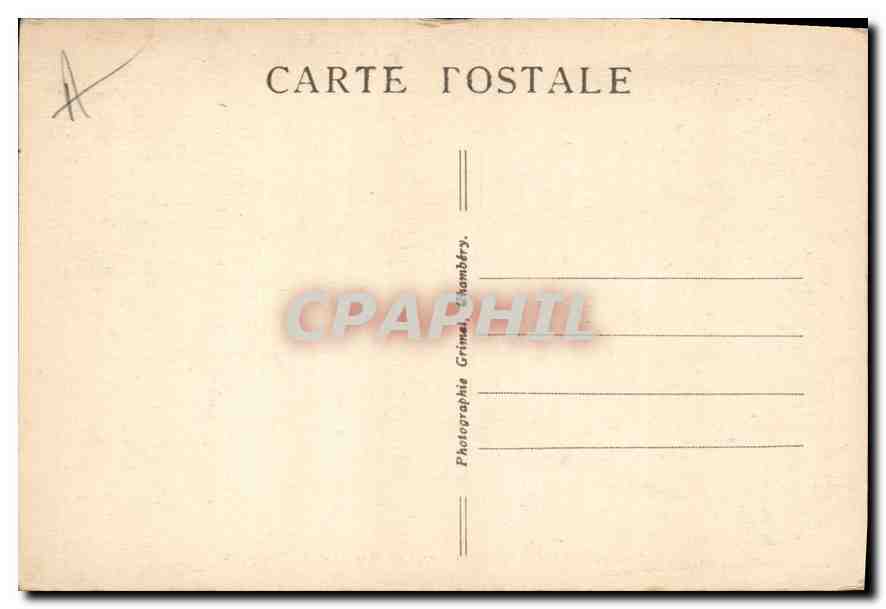 CPA La Savoie Touristique Modane Gare Forts du Replat et du Replaton  — Rückseite