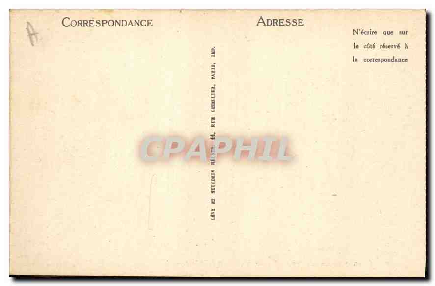 CPA Chemin de fer a Cremaillere du Mont Revard  — Rückseite