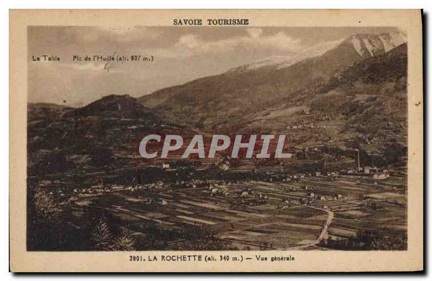 CPA Savoie Tourisme La Rochette Vue generale 