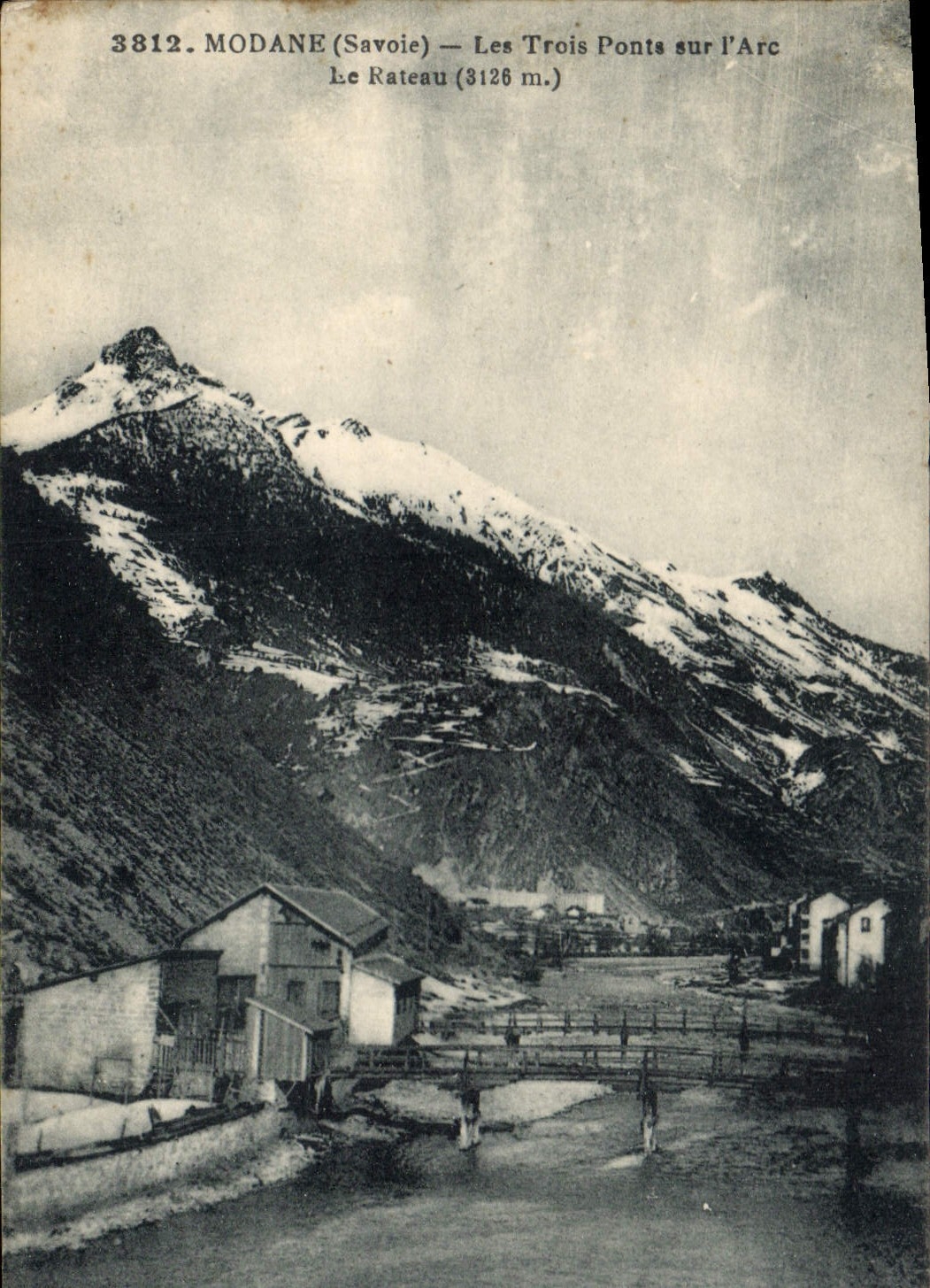 CPA Modane Savoie Les Trois Ponts sur l'Arc Le Rateau 