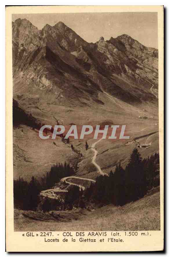 Col des Aravis (alt. 1.500 m.) — Lacets de la Giettaz et l'Étale — GIL 2247
