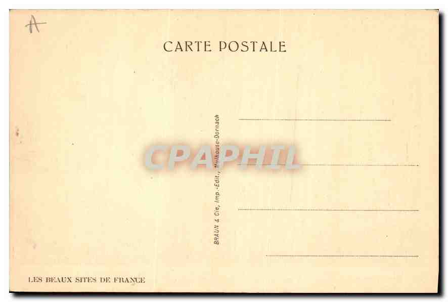 CPA Route du Col de l'Iseran La Tsanteleina pointes du Carre de Bazel de Calabre Rocs de Bassagne et — Rückseite