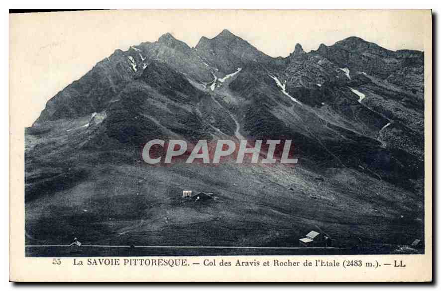 La Savoie pittoresque — Col des Aravis et Rocher de l'Etale (2483 m.) — LL