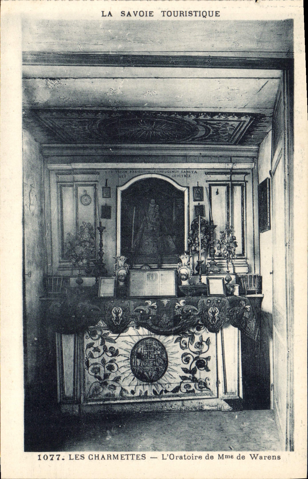 CPA La Savoie Touristique Les Charmettes L'Oratoire de Mme de Warens 