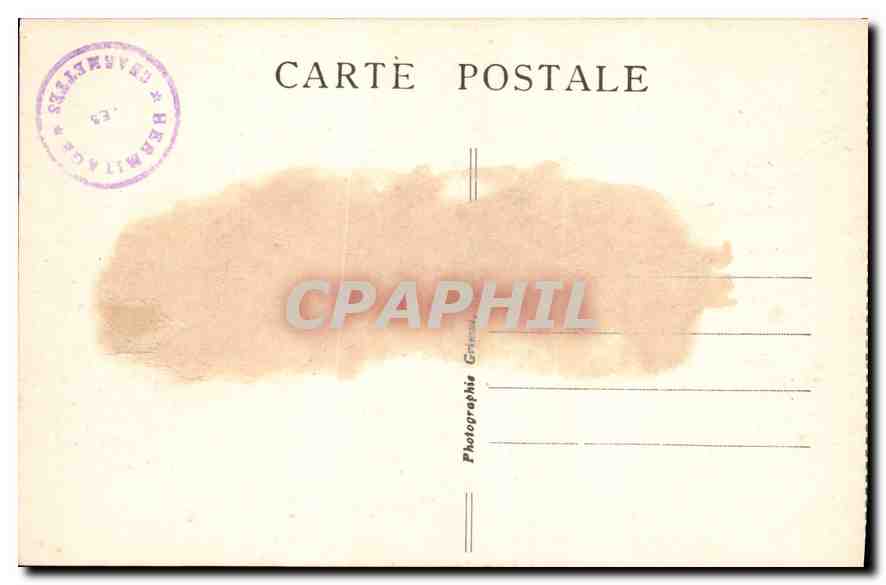 CPA La Savoie Les Charmettes La Chambre a coucher de J J Rousseau  — Rückseite