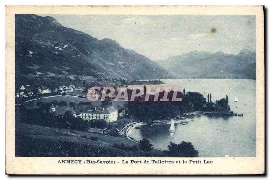 Annecy (Hte-Savoie) - Der Hafen von Talloires und der Petit Lac — L. Fauraz, Verlag, Annecy (Hte-Savoie)