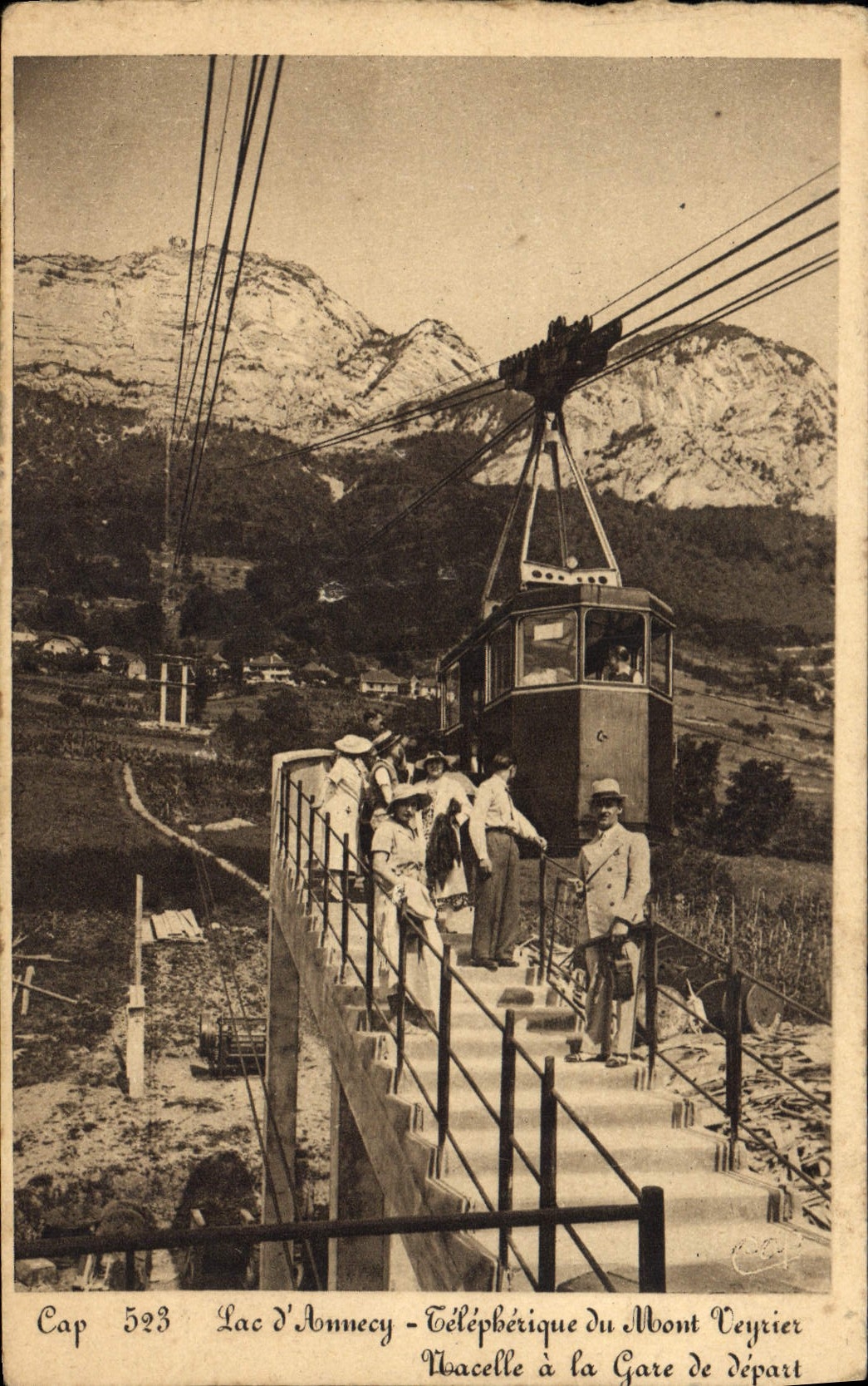 Lac d'Annecy - Téléphérique du Mont Veyrier à la Gare de Départ — Cap 523