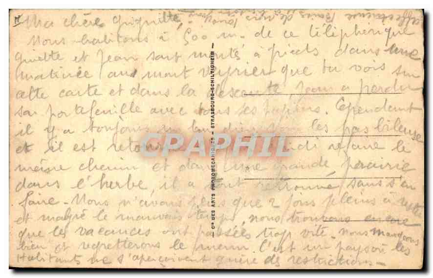 Lac d'Annecy - Téléphérique du Mont Veyrier à la Gare de Départ — Cap 523 — Rückseite
