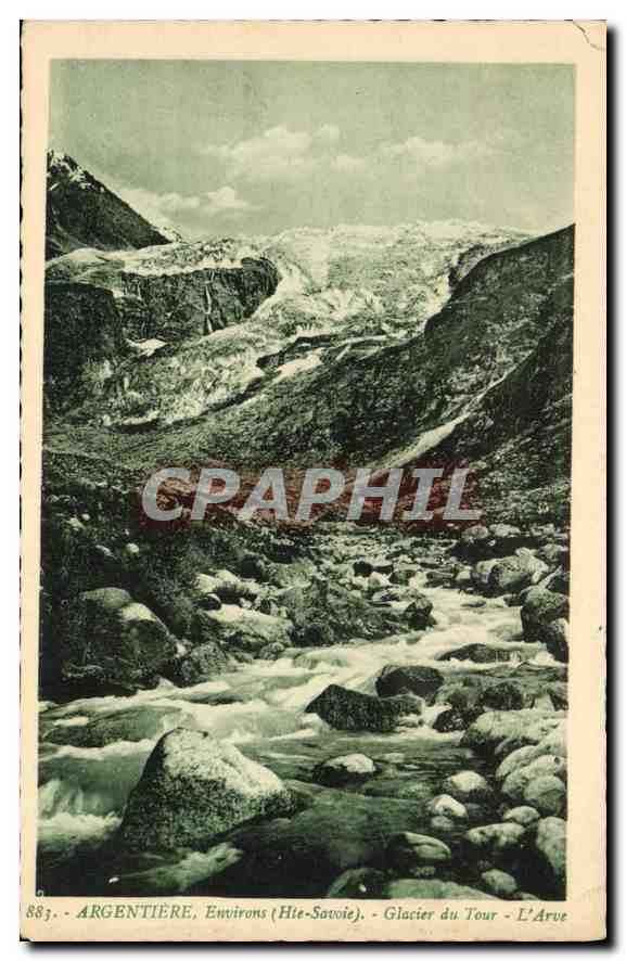 Argentière, Environs (Haute-Savoie) — Glacier du Tour - L'Arve — no. 883