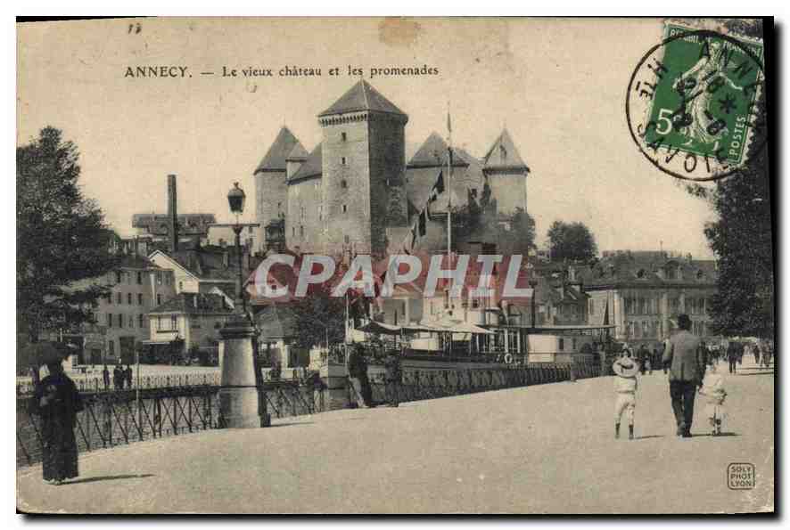 Annecy — Le vieux château et les promenades — Solt Phot Lyon