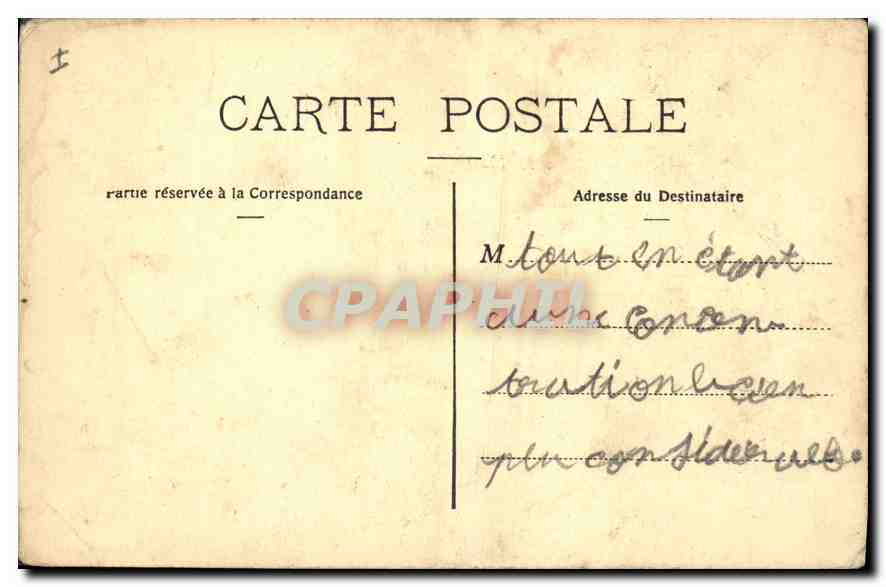 CPA Evian les Bains Parc du Royal Hotel  — Verso