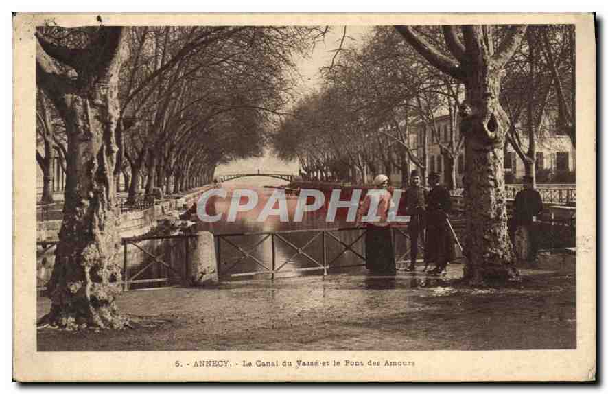 Anneycoy — Le Canal du Vassé et le Pont des Amours — A. Gardet