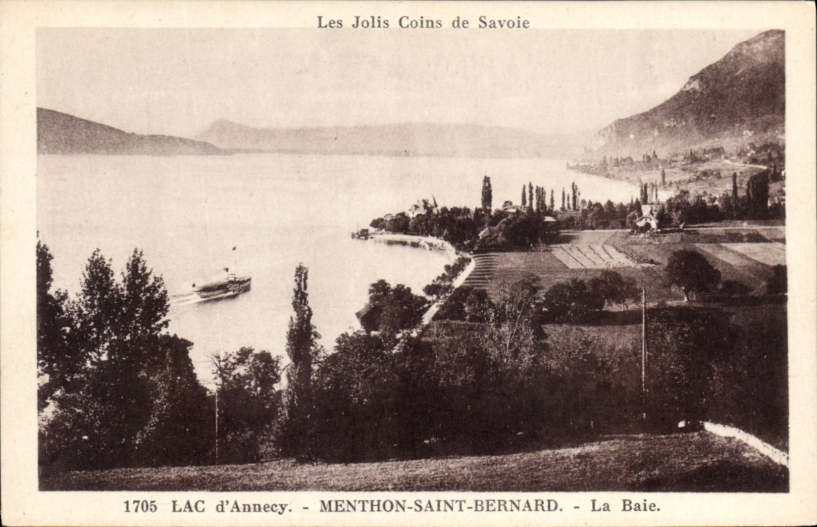 Lac d'Annecy — Menton-Saint-Bernard — La Baie — Les Jolis Coins de Savoie — Édition A.B.C. de DABESSE