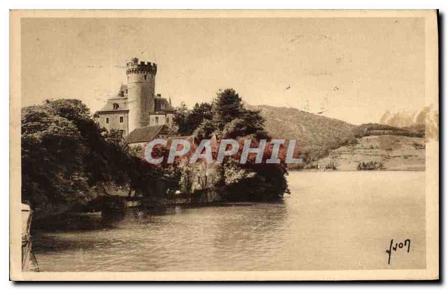CPA Annecy et son Lac Haute Savoie Le Chateau de Duingt 
