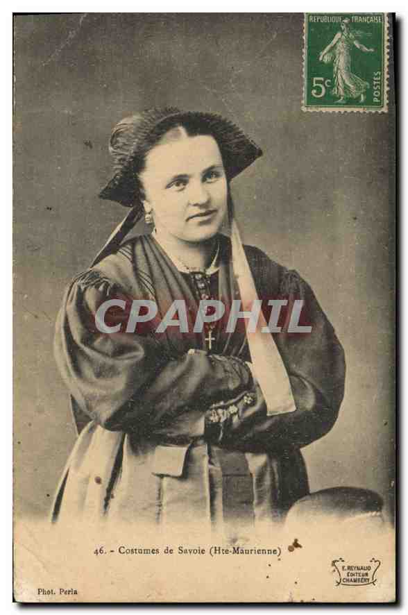 CPA Costumes de Savoie Haute Maurienne Folklore